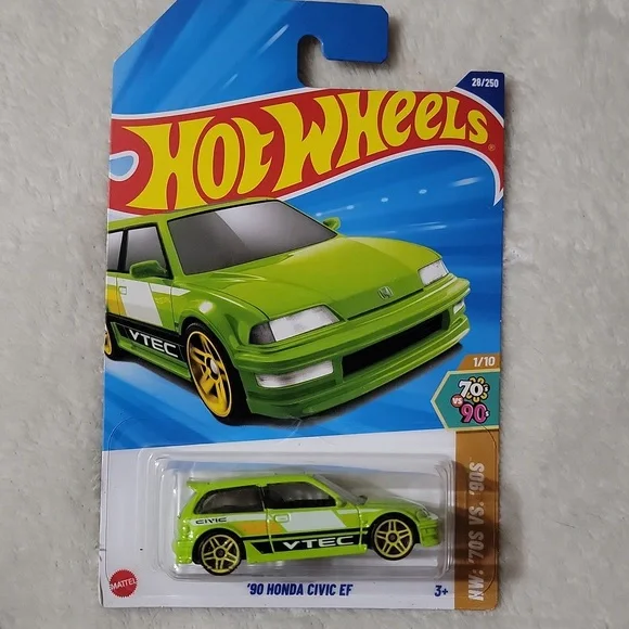 3 '90 Honda Civic EF Hot Wheels - Picture 2 of 6
